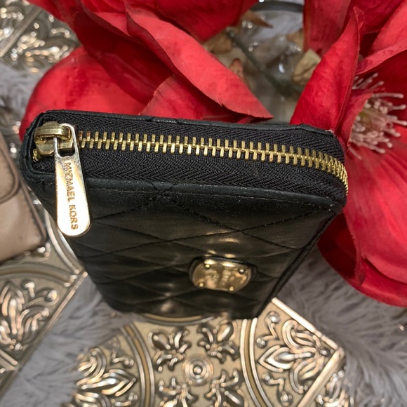 🌹Michael Kors • VINTAGE Black and Tan 100% Genuine Leather Wallets Bundle - Picture 9 of 17